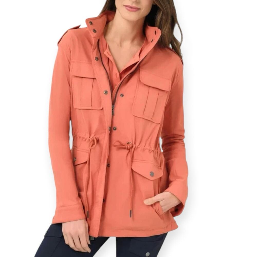 NWT Anatomie Courtney Oversized Utility Jacket Ginger Spice Size XL